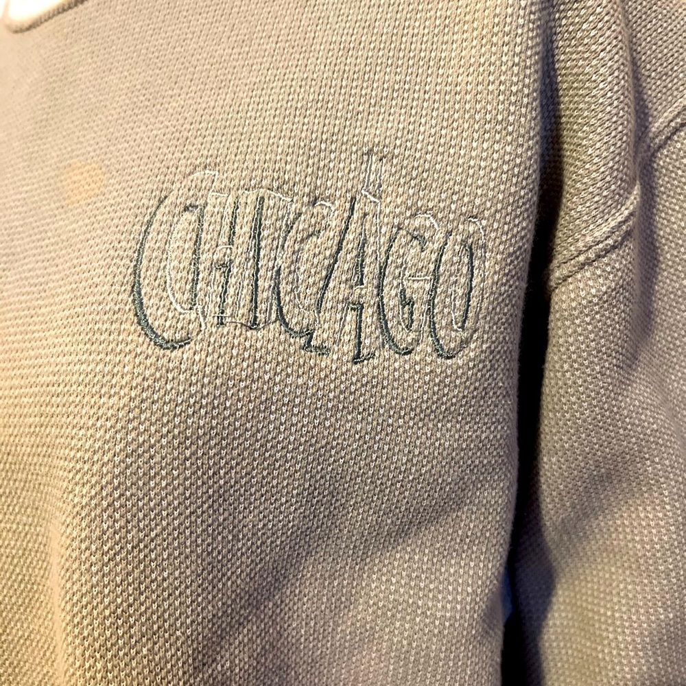 Super sweats Vintage Chicago Beige Sweater - Picture 10 of 10